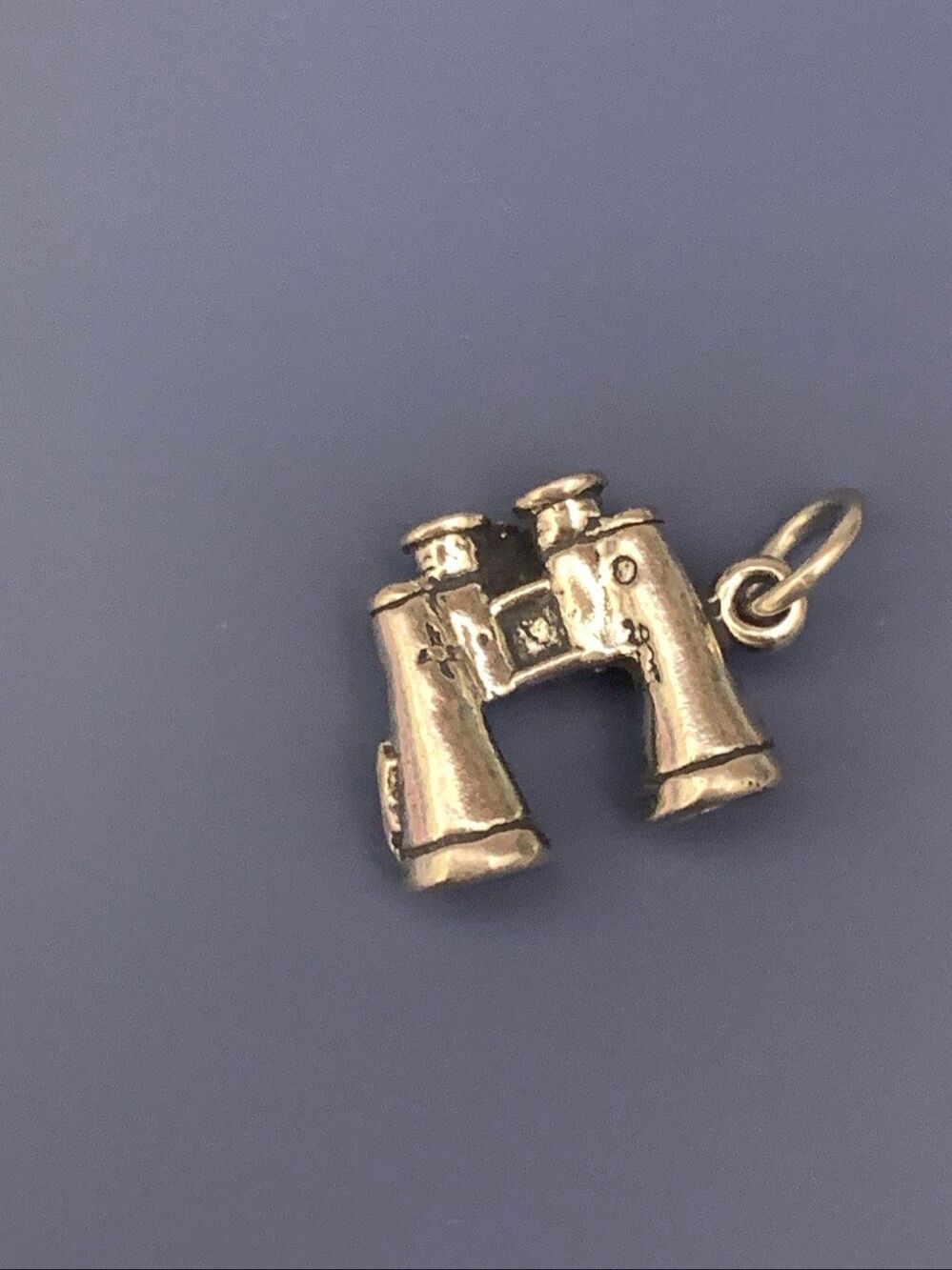 .925 Binoculars Sterling Silver Jewelry Charm #travel